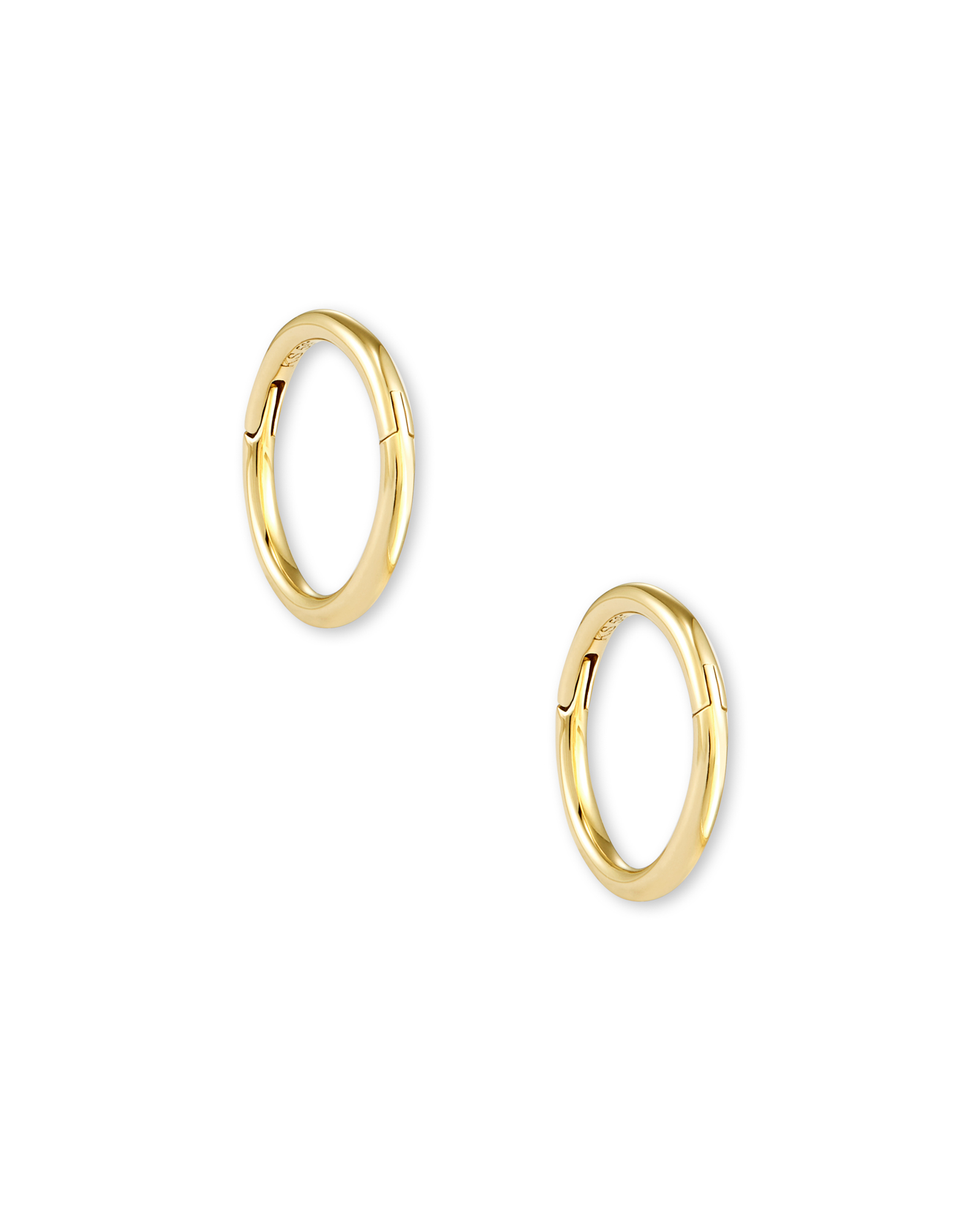 Gina Seamless Huggie Earrings in 14k Yellow Gold | Kendra Scott